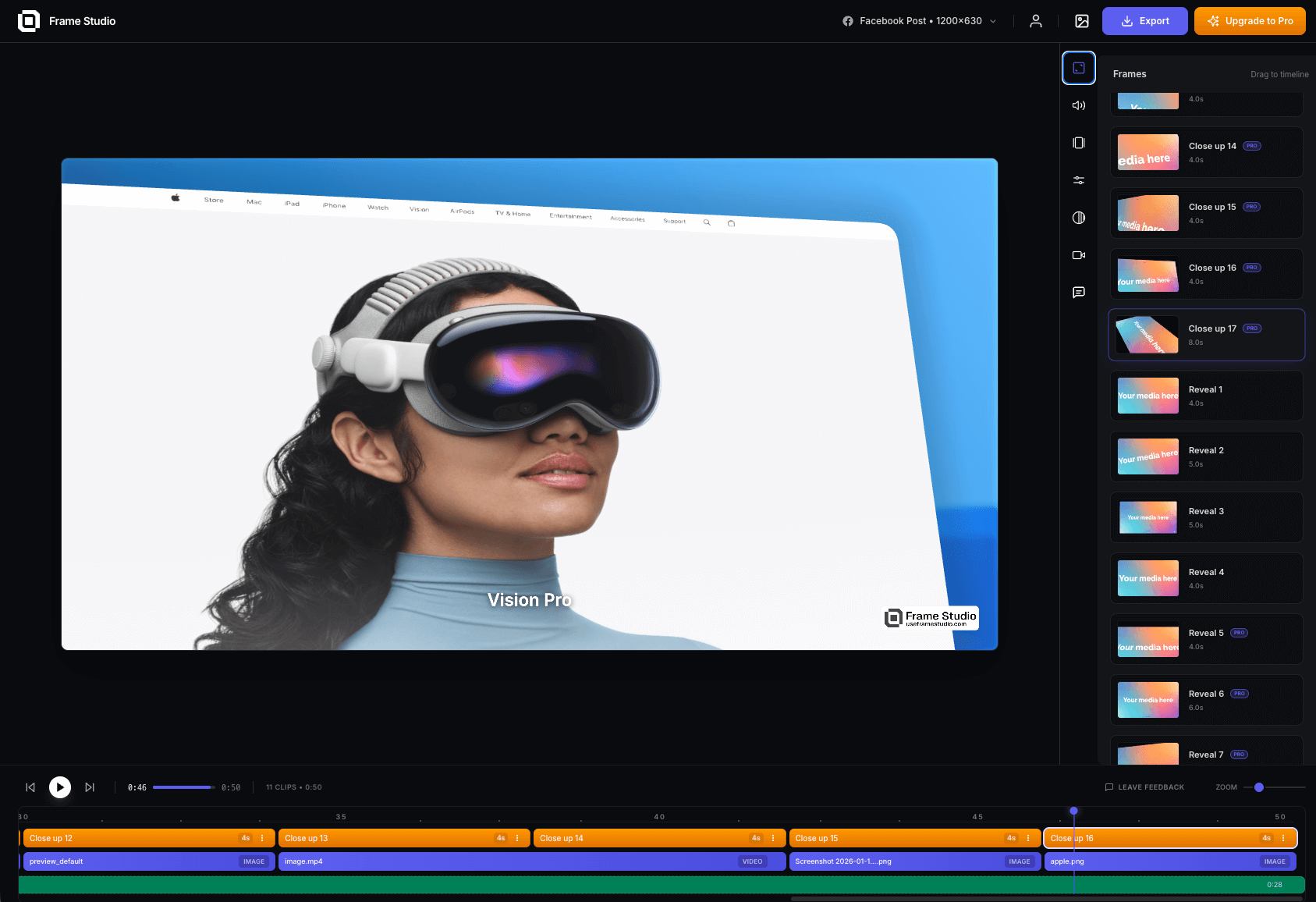 Frame Studio - Motion Video Creator